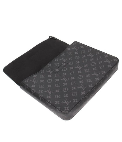 Louis Vuitton Clutch Bag Second Bag Monogram Eclipse Pochette Steamer M80107