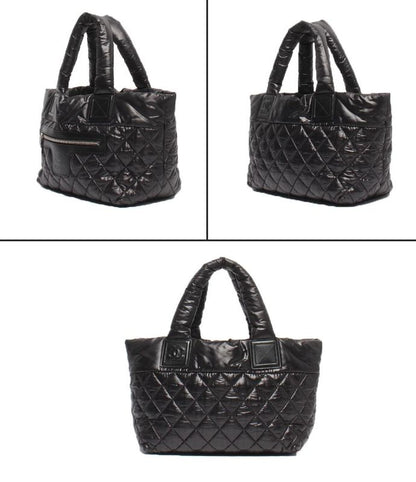 Chanel Tote Bag Silver Hardware Coco Cococoon Small Women's Chanel