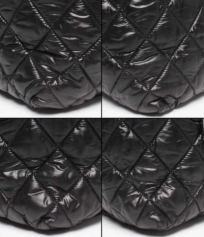 Chanel Tote Bag Silver Hardware Coco Cococoon Small Women's Chanel