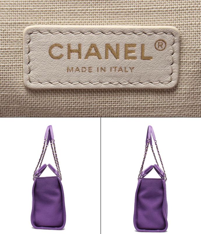 Chanel Tote Bag Handbag Gold Hardware Shoulder Deauville As3257 Women's Chanel