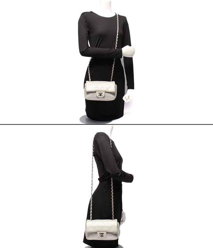 Chanel Chain Shoulder Bag Shoulder Crossbody Stone Single Chain Single Flap