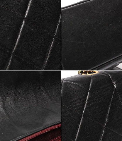 Chanel Chain Shoulder Bag Diana Lambskin 2nd Gold Hardware Single Flap Single