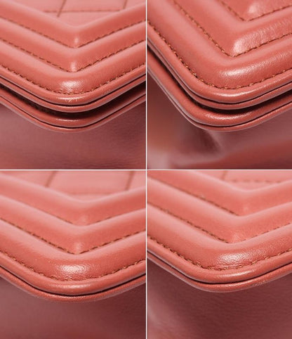 Chanel Chain Shoulder Bag Gold Hardware Lambskin Boy Chanel 25 Women Chanel