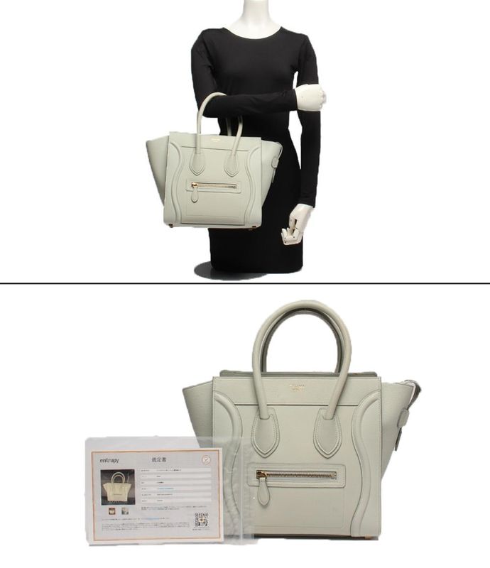 Celine Handbag Luggage Micro Shopper Women's Celine