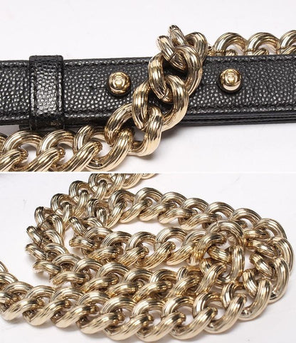 Chanel Chain Shoulder Bag Boy Chanel Gold Hardware Caviar Skin Matelasse 25