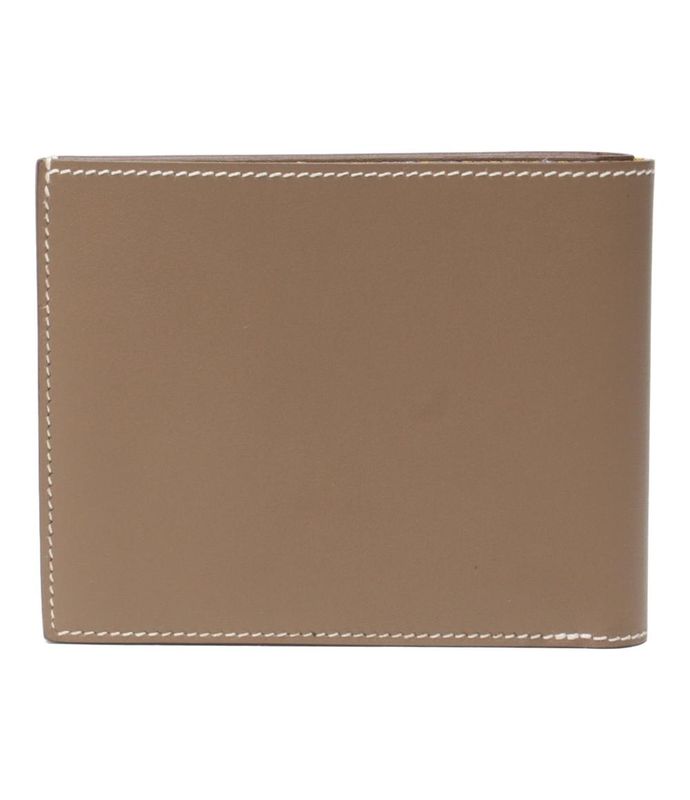 Hermes Bifold Wallet Engraved W Silk Quin Citizen Twill Compact Men's Hermes