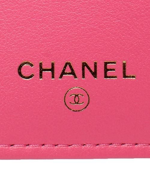 Chanel Trifold Wallet Caviar Skin Gold Hardware Matelasse Women Chanel