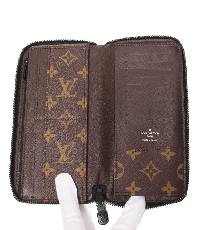 Monogram Louis Vuitton Round Zipper Long Wallet Zippy Wallet Vertical M82799