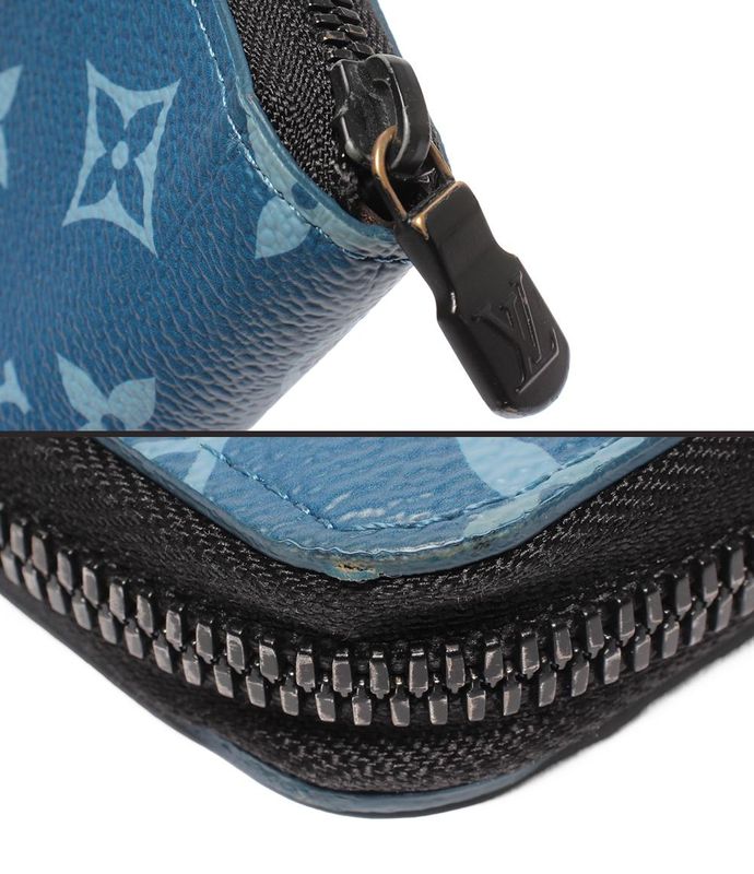 Monogram Louis Vuitton Round Zipper Long Wallet Zippy Wallet Vertical M82799