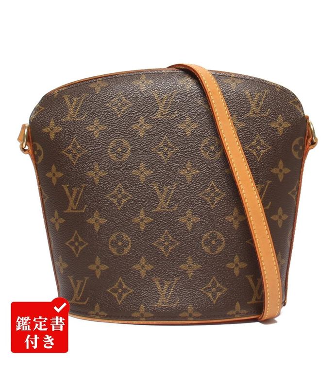 Monogram Louis Vuitton Shoulder Bag Crossbody Drouot M51290 Women Louis Vuitton