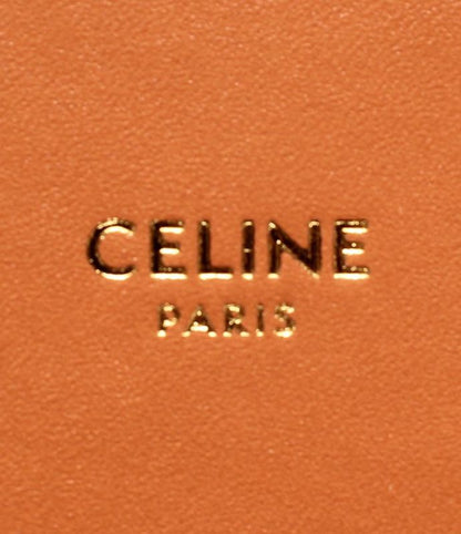 Celine Handbag Square Vanity Case Triomphe Canvas And Calfskin Ladies Celine