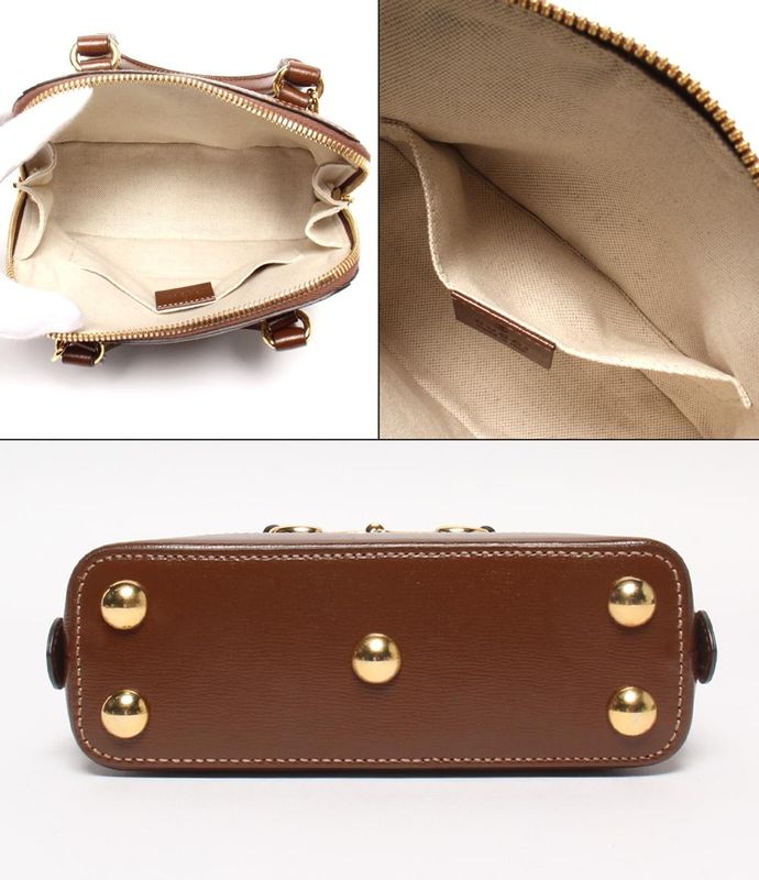 Gucci 2way Handbag Shoulder Bag Crossbody Horsebit 1955 GG Supreme 640716