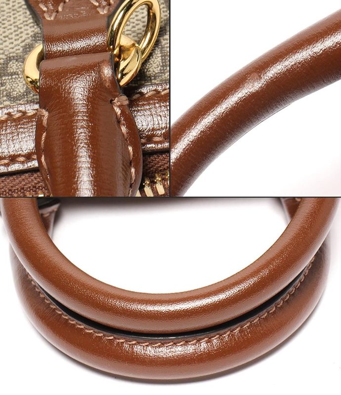 Gucci 2way Handbag Shoulder Bag Crossbody Horsebit 1955 GG Supreme 640716