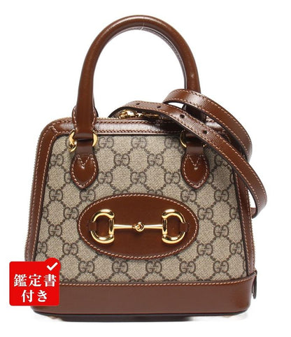 Gucci 2way Handbag Shoulder Bag Crossbody Horsebit 1955 GG Supreme 640716