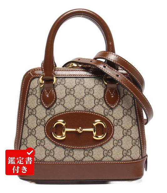 Gucci 2way Handbag Shoulder Bag Crossbody Horsebit 1955 GG Supreme 640716