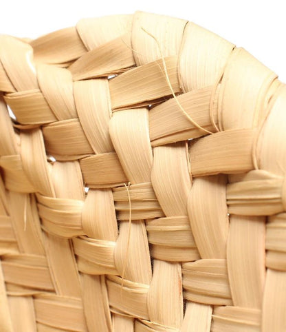 Celine 2-way Basket Bag Tote Bag Shoulder Bag Raffia Calfskin Classic Pannier