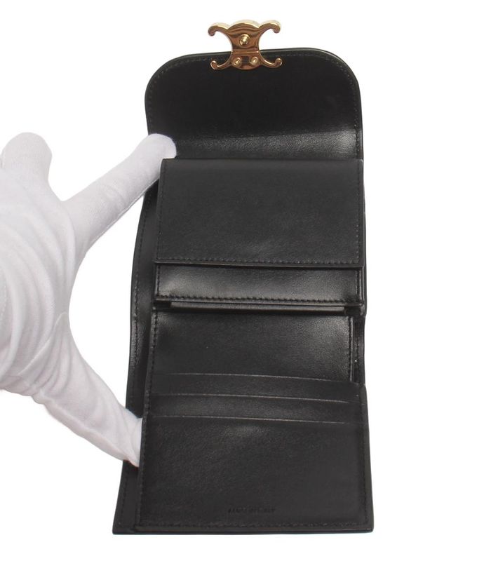 Celine Small Flap Wallet Trifold Wallet Women's Celine