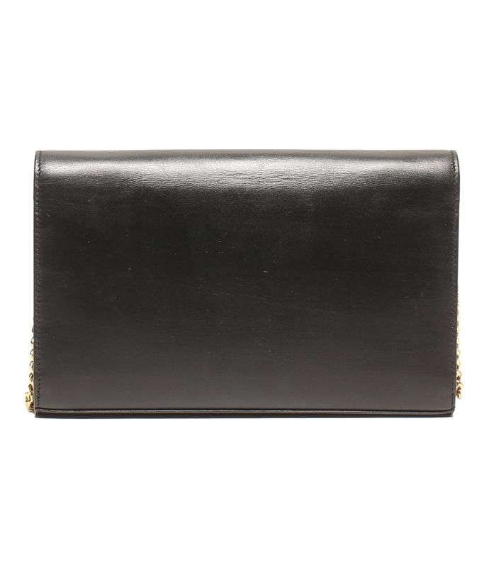 Yves Saint Laurent 2-Way Chain Shoulder Wallet Bag Clutch Bag Women's Yves