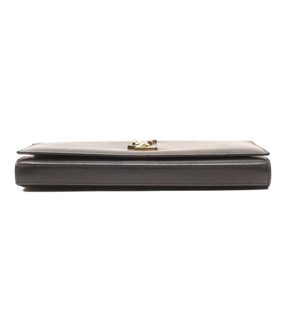 Yves Saint Laurent 2-Way Chain Shoulder Wallet Bag Clutch Bag Women's Yves