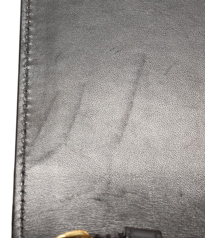 Yves Saint Laurent 2-Way Chain Shoulder Wallet Bag Clutch Bag Women's Yves