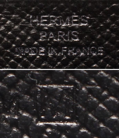 Hermes Card Case M Engraved Silver Hardware Bearn Ladies Hermes