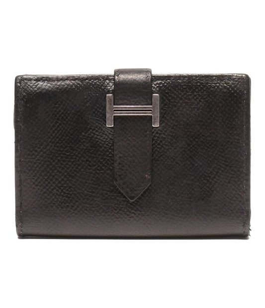 Hermes Card Case M Engraved Silver Hardware Bearn Ladies Hermes