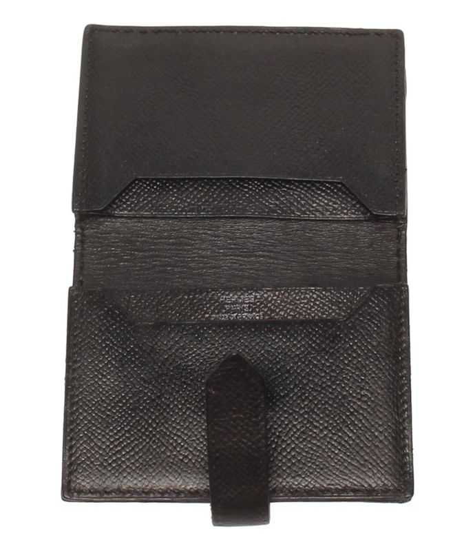 Hermes Card Case M Engraved Silver Hardware Bearn Ladies Hermes