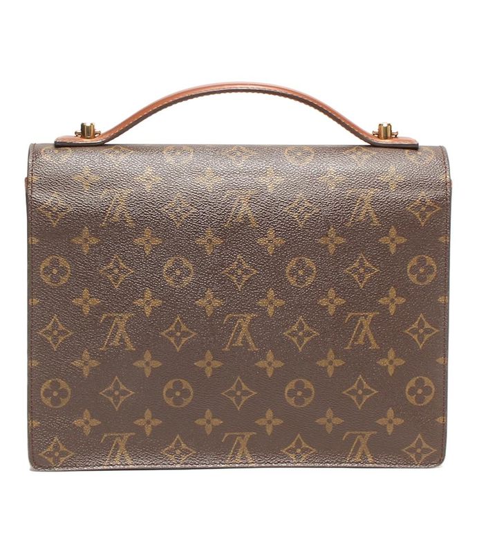 Louis Vuitton 2way Handbag Shoulder Bag Crossbody Business Bag Monceau Monogram