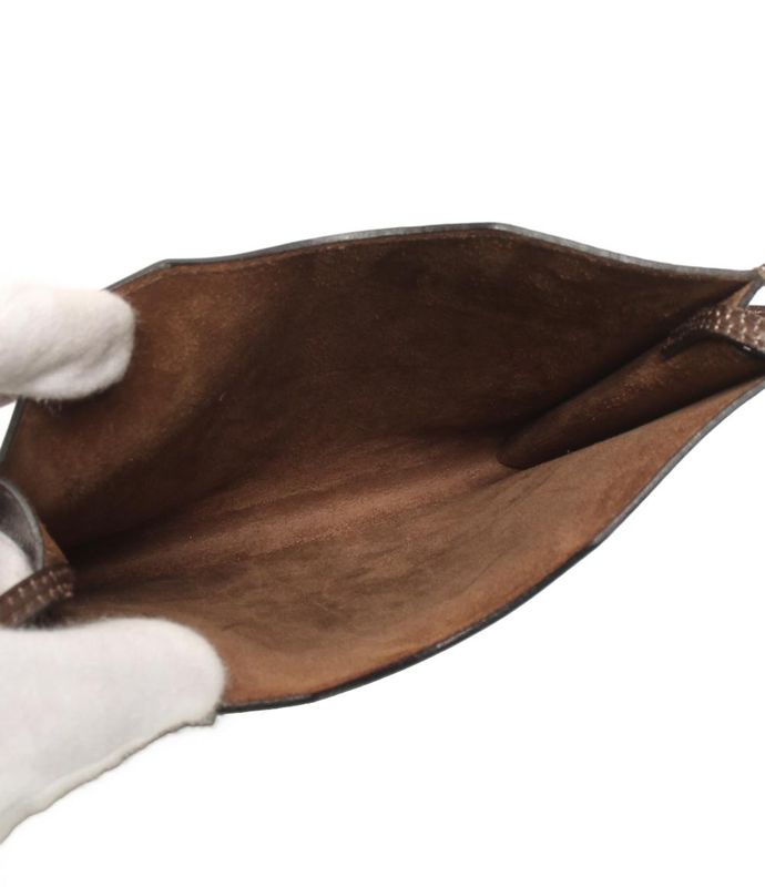 Hermes Shoulder Bag Crossbody Pochette H Engraved Ladies Hermes