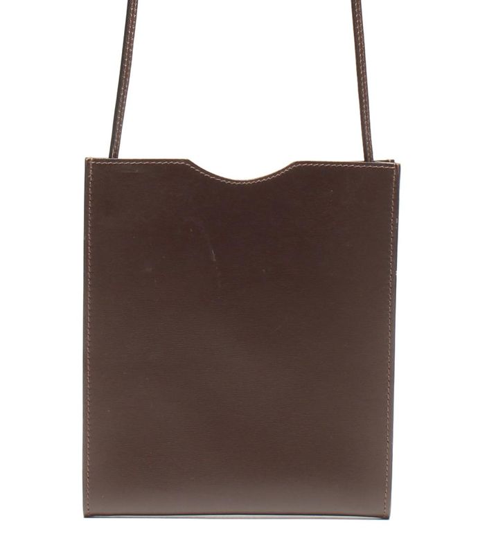 Hermes Shoulder Bag Crossbody Pochette H Engraved Ladies Hermes