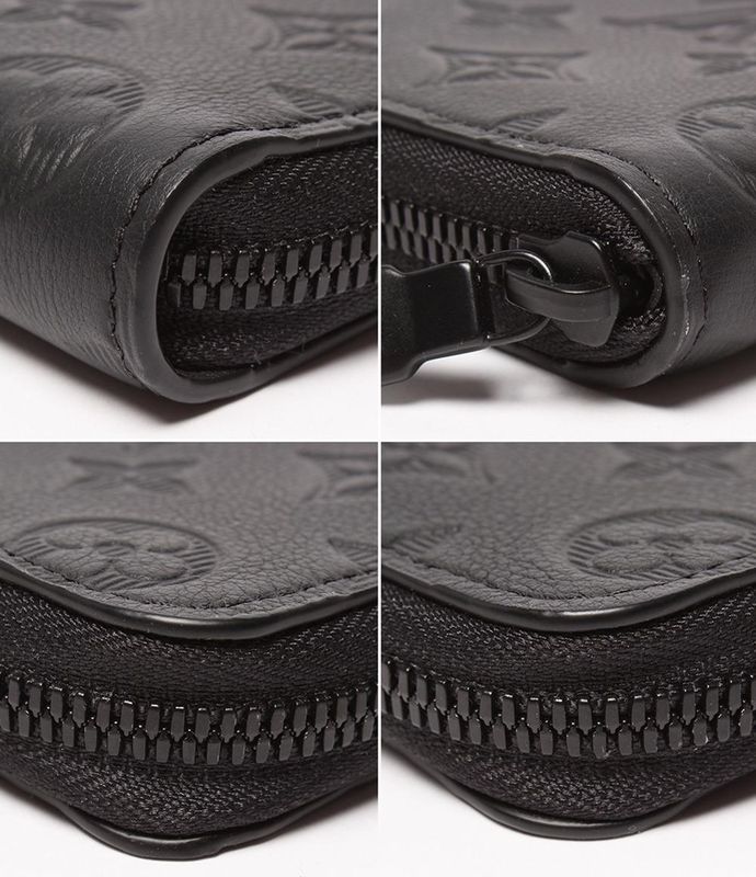 Louis Vuitton Round Zipper Long Wallet Zippy Wallet Horizontal M80333 Men's
