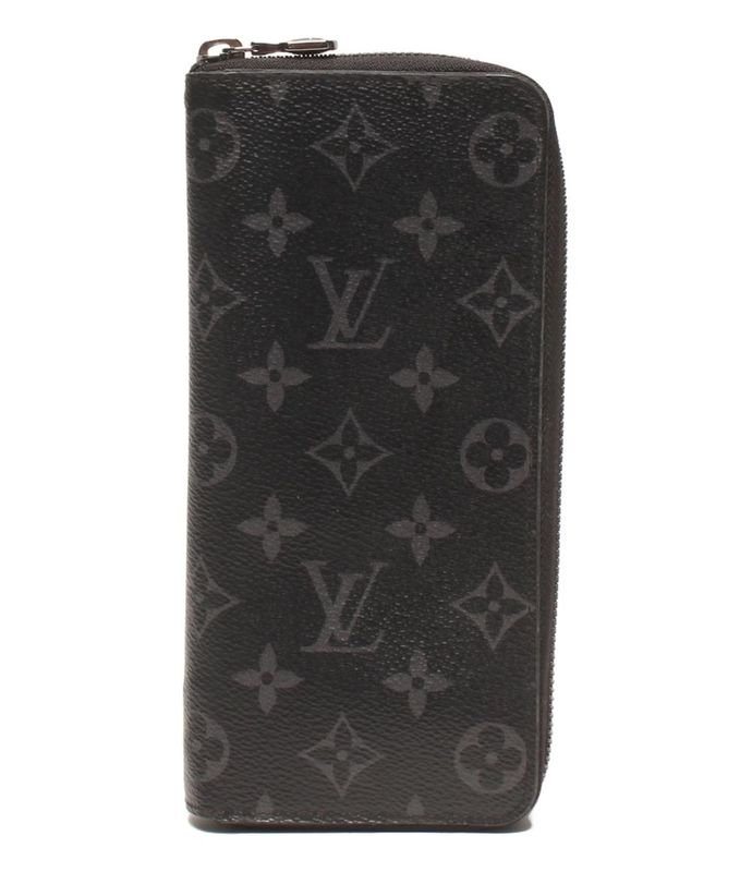 Louis Vuitton Round Zipper Long Wallet Zippy Wallet Vertical M62295 Men's Louis