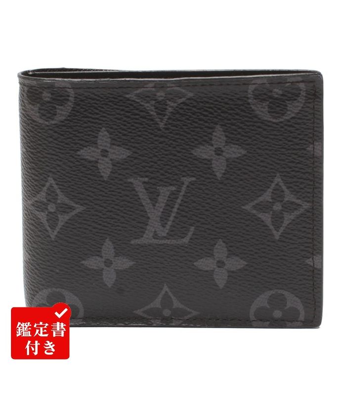 Louis Vuitton Monogram Eclipse Portefeuille Marco NM M62545 Men's Louis Vuitton