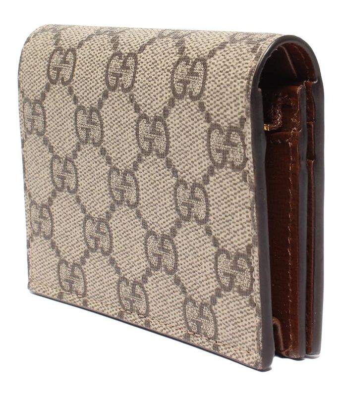 GG Supreme Gucci Bifold Wallet 668848 0416 Women's Gucci