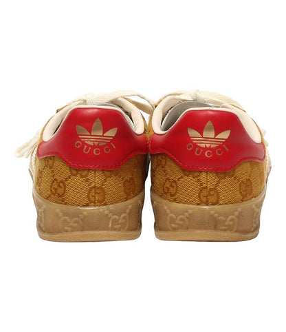 Gucci Adidas Low Cut Sneakers Gazelle GG Canvas Hq8850 Men's Size 26.0 (M)