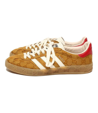 Gucci Adidas Low Cut Sneakers Gazelle GG Canvas Hq8850 Men's Size 26.0 (M)