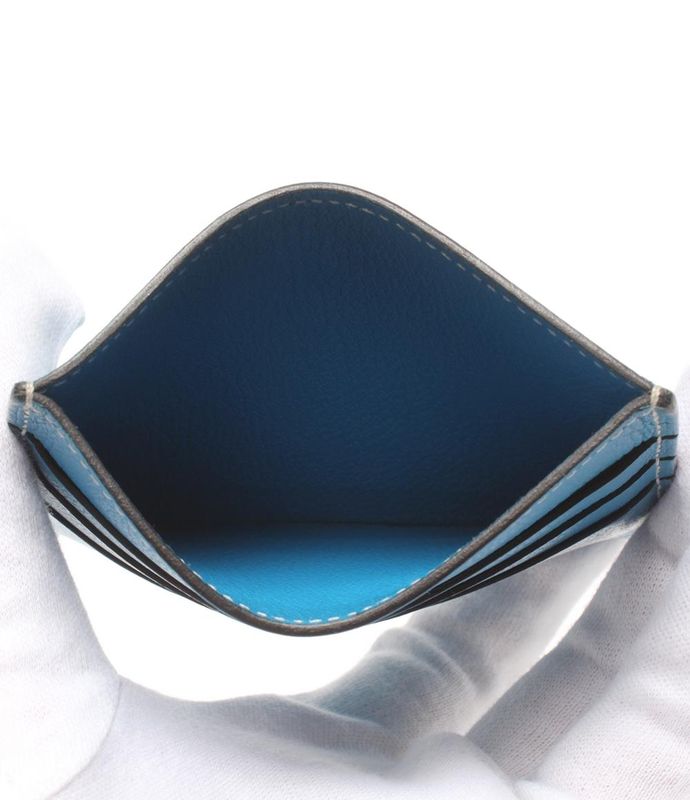 Hermes Card Case W Engraved H Serie Ladies Men Hermes