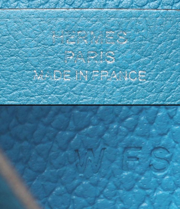 Hermes Card Case W Engraved H Serie Ladies Men Hermes