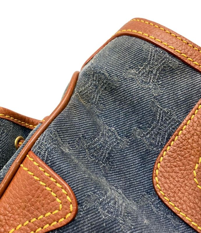 Celine Handbag Boogie Bag Denim Macadam Women's Celine