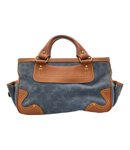Celine Handbag Boogie Bag Denim Macadam Women's Celine