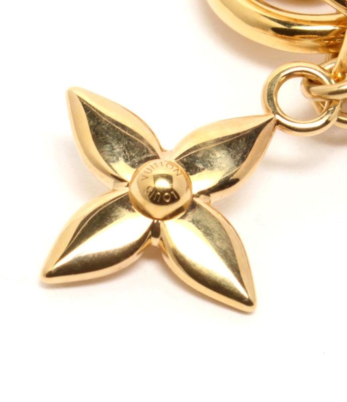 Louis Vuitton Key Holder Key Ring Bag Charm Porte Cles Preppy Flower M00363