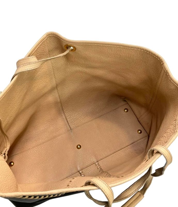 Yves Saint Laurent Tote Bag Reversible Leather Neo Double Women's Yves Saint