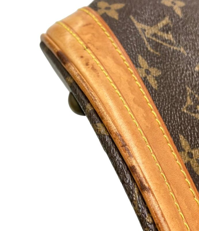 Monogram Louis Vuitton Shoulder Bag Shoulder Bag Petit Bucket PM M42238 Ladies