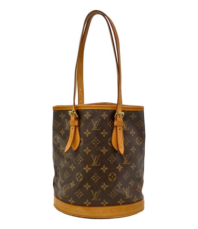 Monogram Louis Vuitton Shoulder Bag Shoulder Bag Petit Bucket PM M42238 Ladies