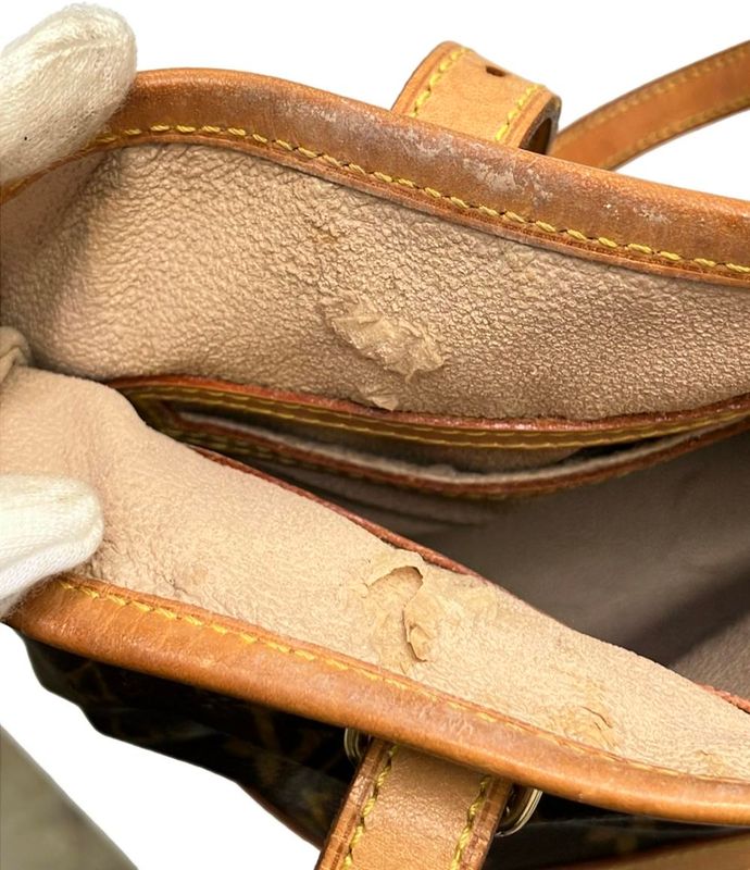 Monogram Louis Vuitton Shoulder Bag Shoulder Bag Petit Bucket PM M42238 Ladies