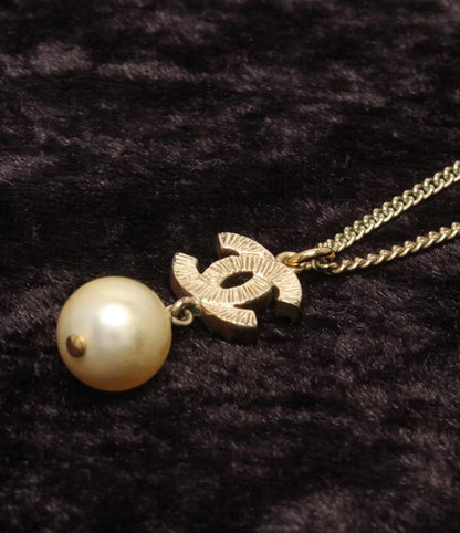 Chanel Necklace Coco Mark Faux Pearl A11C Ladies Chanel