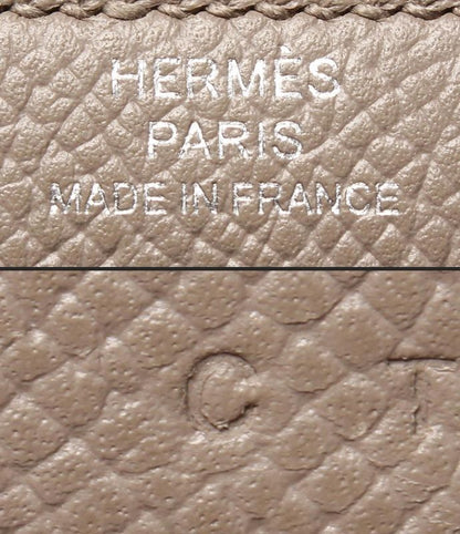 Hermes Trifold Wallet Engraved C Silver Hardware Click 12 Ladies Hermes