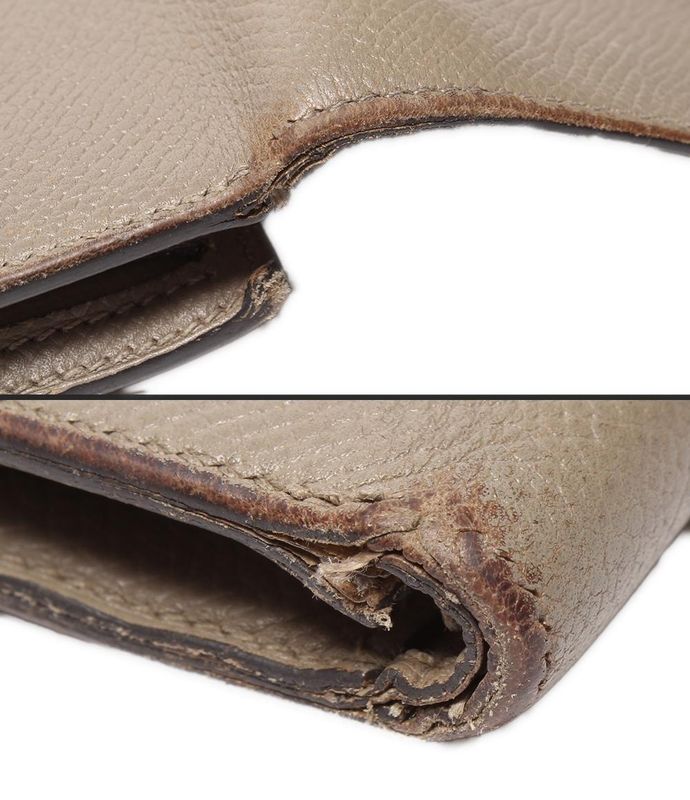 Hermes Trifold Wallet Engraved C Silver Hardware Click 12 Ladies Hermes