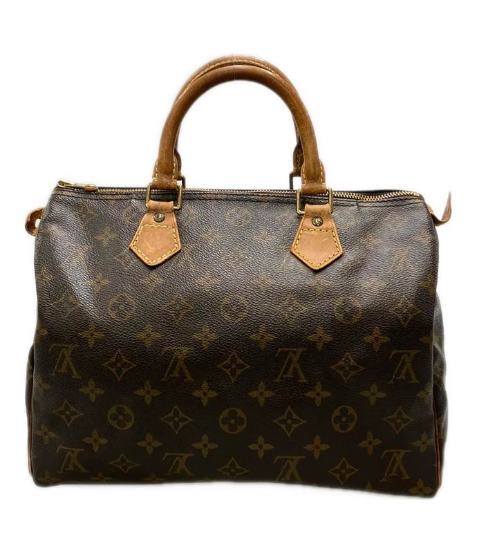 Monogram Louis Vuitton Mini Boston Bag Handbag Speedy 30 M41526 Women Louis