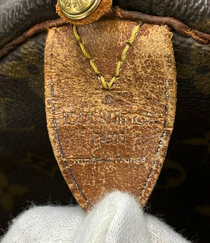 Monogram Louis Vuitton Mini Boston Bag Handbag Speedy 30 M41526 Women Louis